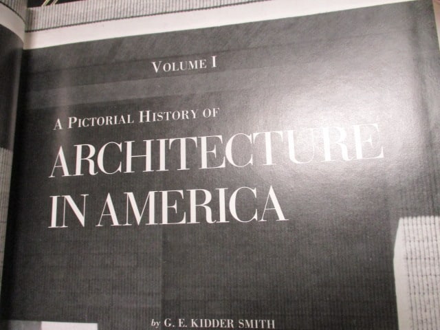 1976 "A Pictorial History of Architecture in America" 2 Volume Set by G.E. Kidder Smith - 4