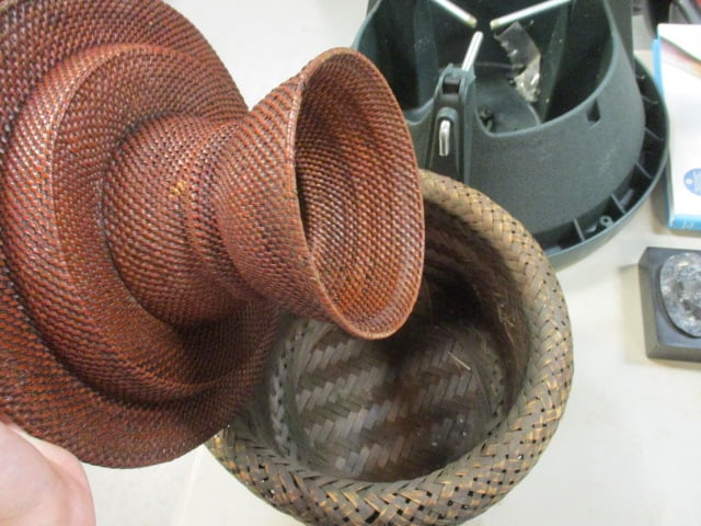 Woven Planter and Compote, Travel and Cookbooks, Metal Stand, Hole Punch and Tree Stand - 10