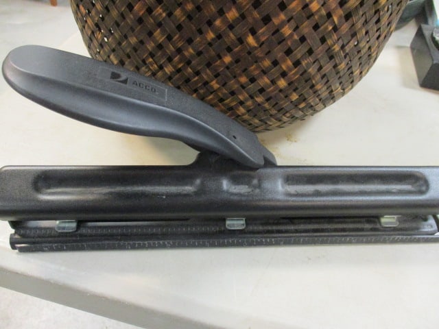 Woven Planter and Compote, Travel and Cookbooks, Metal Stand, Hole Punch and Tree Stand - 8