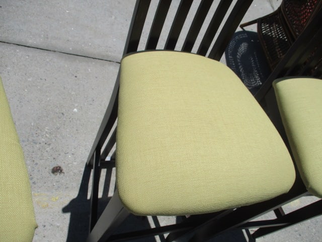 Four Lundberg Slat Back Bar Chairs - 3