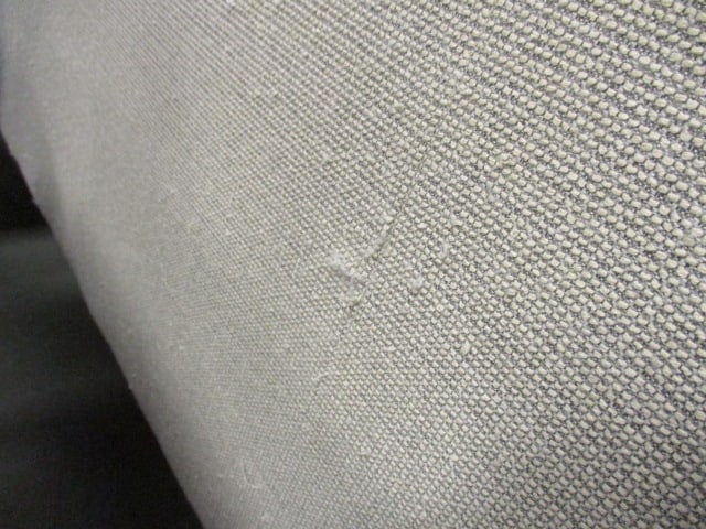 Robin Bruce Grey Upholster Sofa with Nail Head Accents - 10