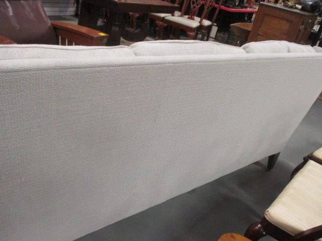 Robin Bruce Grey Upholster Sofa with Nail Head Accents - 7