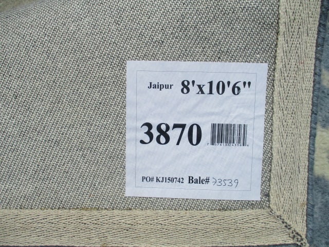 Jaipur Azure Blue Artisan Hand Tufted Blended New Zealand Wool Area Rug - 4