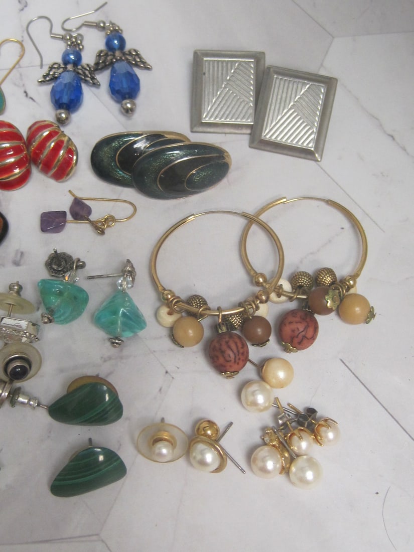 Large Lot of Pierced Earrings - 4