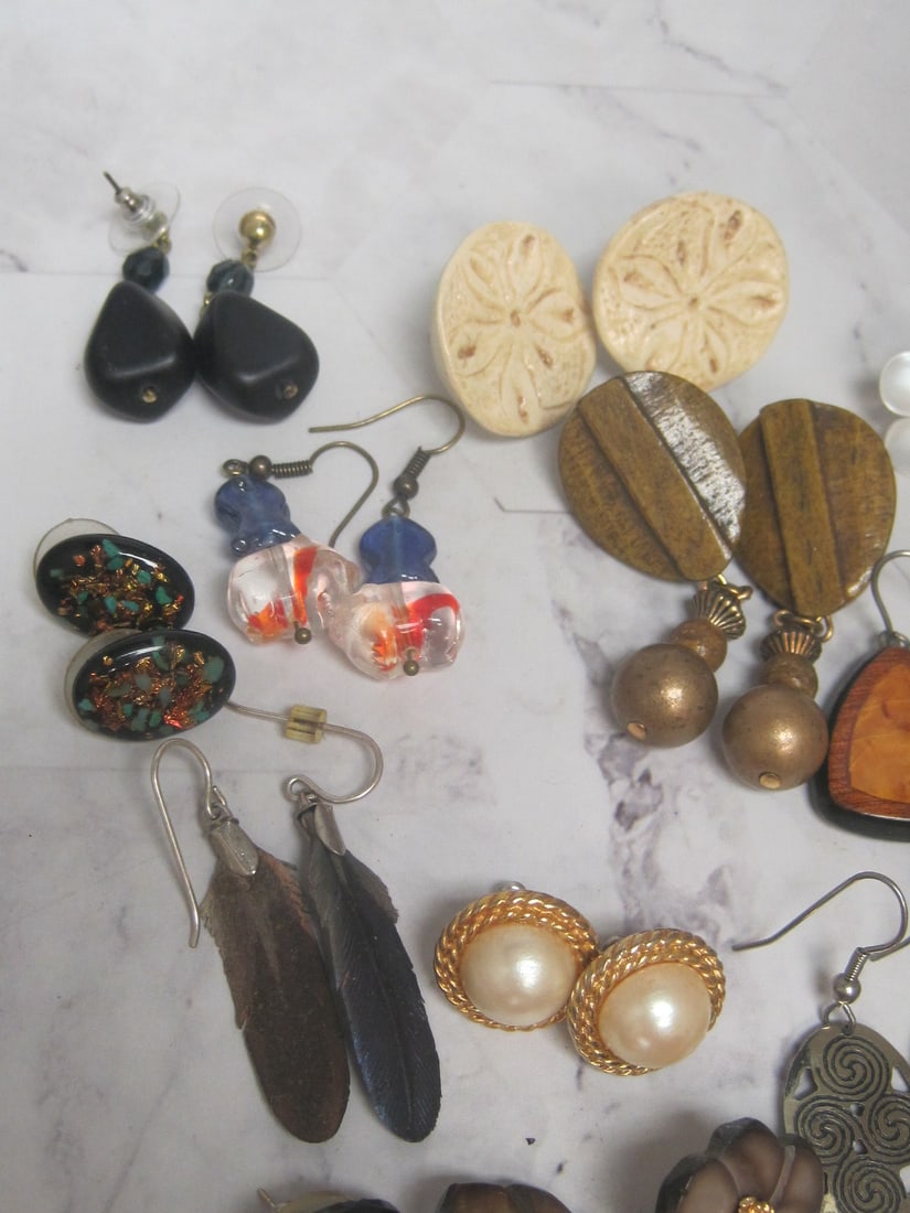 Large Lot of Pierced Earrings - 2