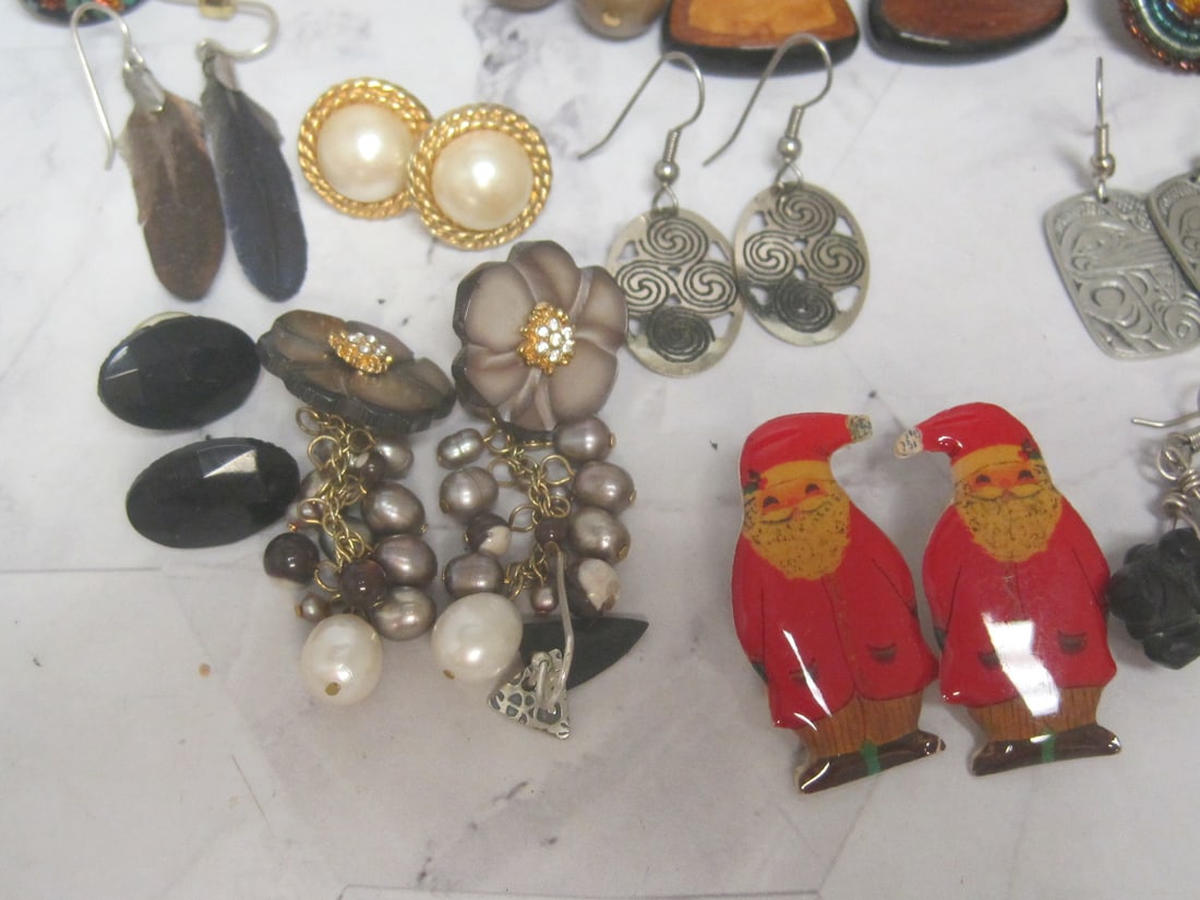 Large Lot of Pierced Earrings - 3