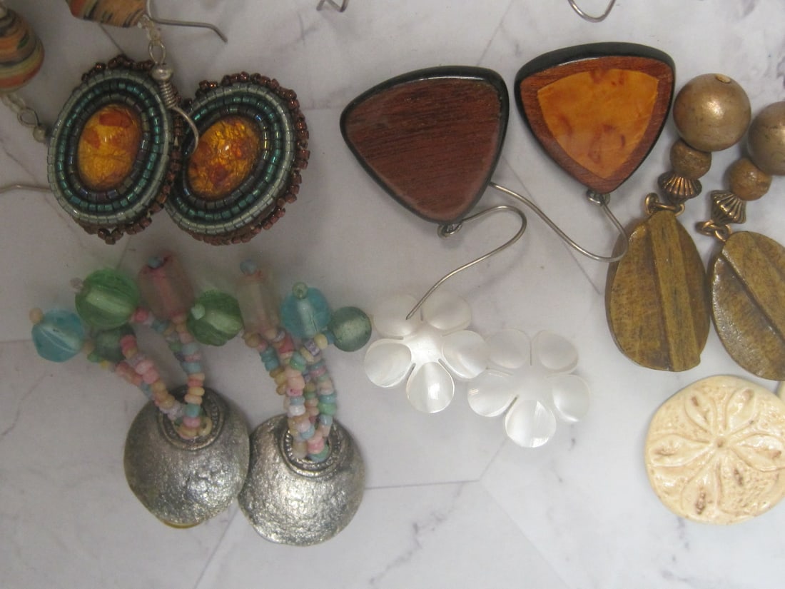 Large Lot of Pierced Earrings - 5