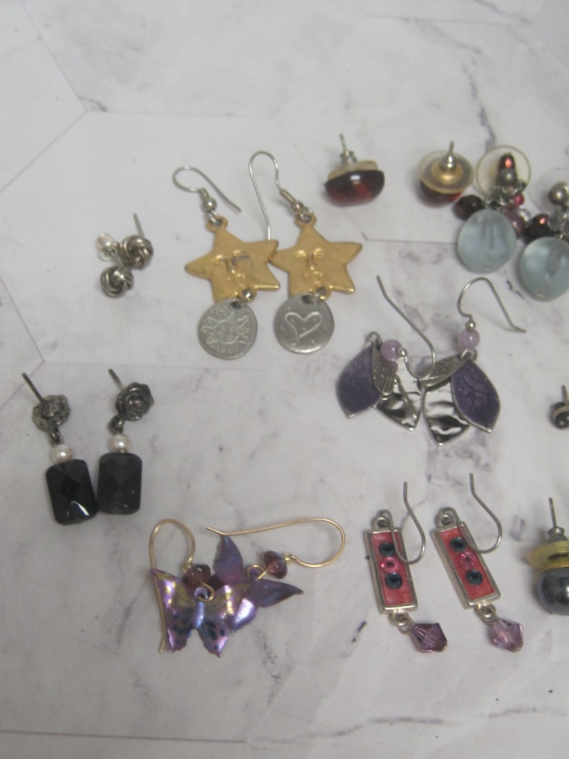 Large Lot of Pierced Earrings - 2