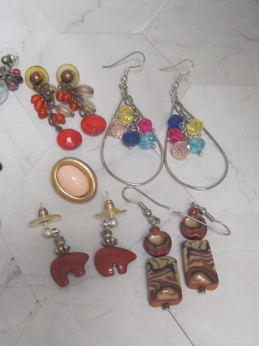 Large Lot of Pierced Earrings - 4