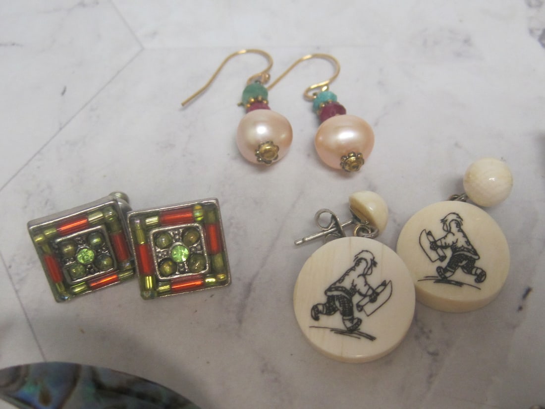 Sterling Silver, Gold-Filled & Artisan Pierced Earrings - 3