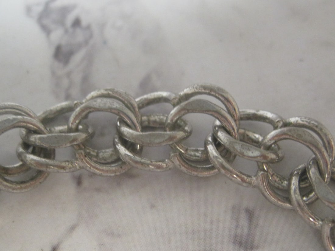 8" Sterling Silver Charm Bracelet - 2