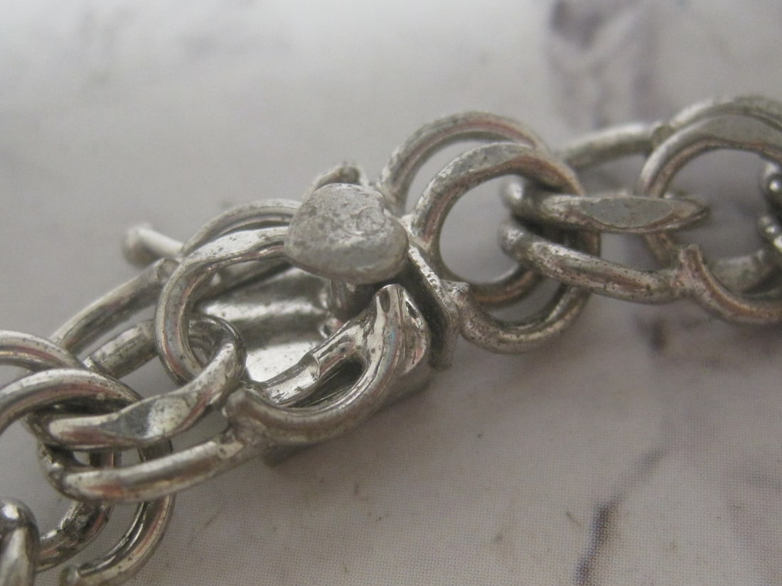 8" Sterling Silver Charm Bracelet - 3