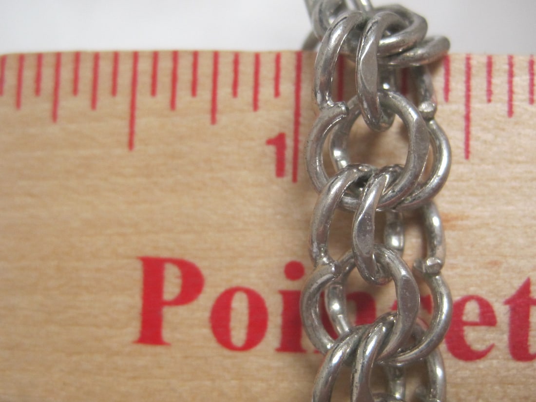 8" Sterling Silver Charm Bracelet - 5