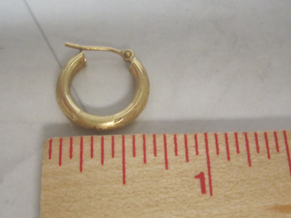 14k Gold Hoop Earrings - 4