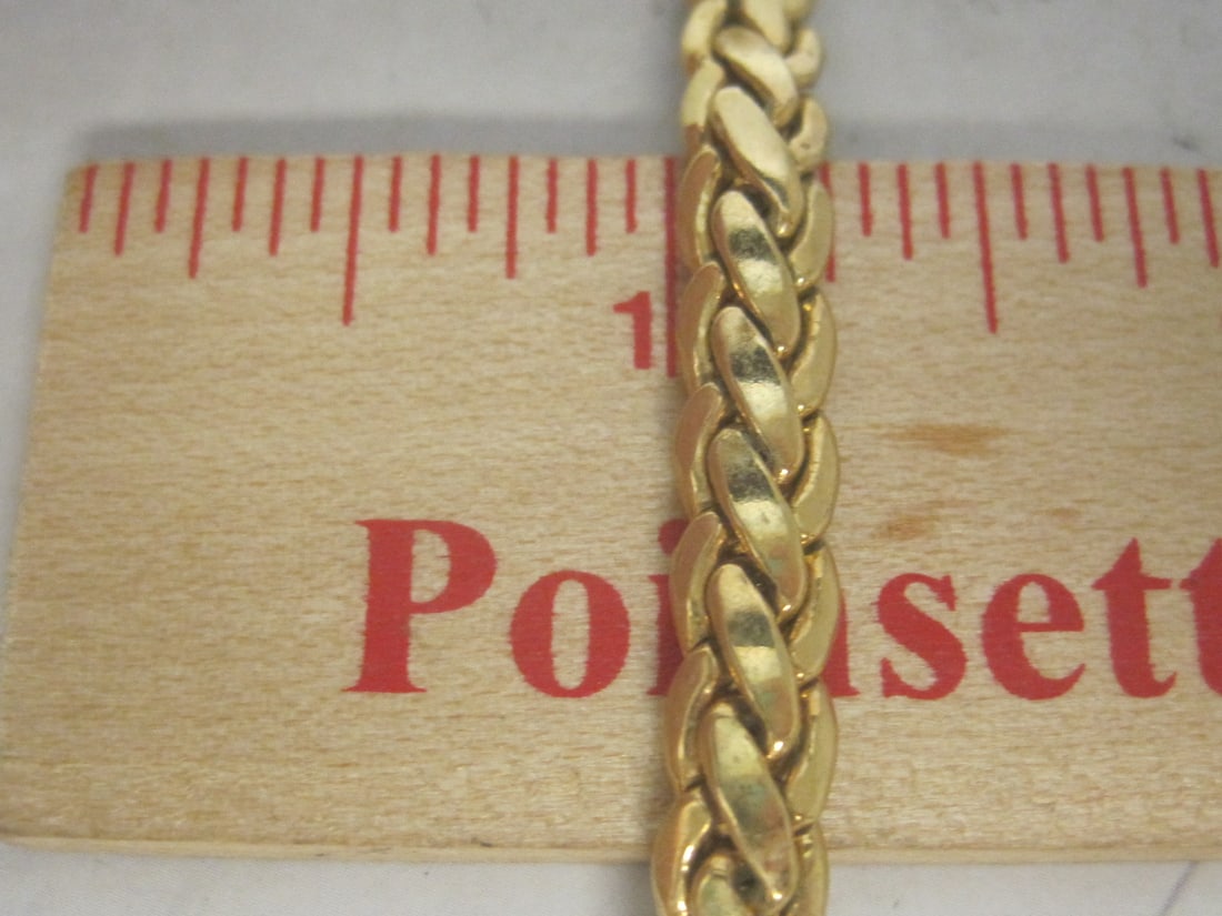 16" Swarovski Crystal Gold-Plated & Black Enamel Necklace - 6