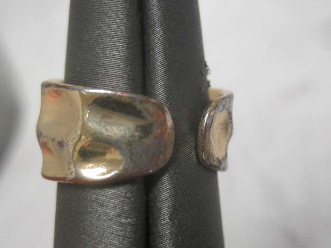 Sterling Silver Vermeil Cuff Ring - 2