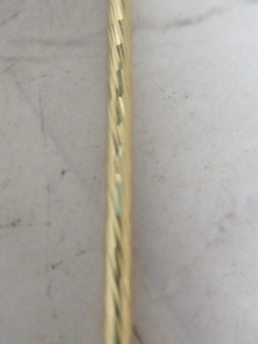 10k Gold Bar Earrings - 2