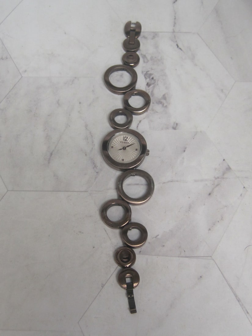 Fossil Bronze Tone Abstract Design Watch (1 of 6)