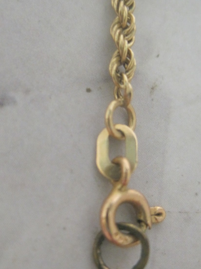 24" 14k Gold Rope Chain - 3