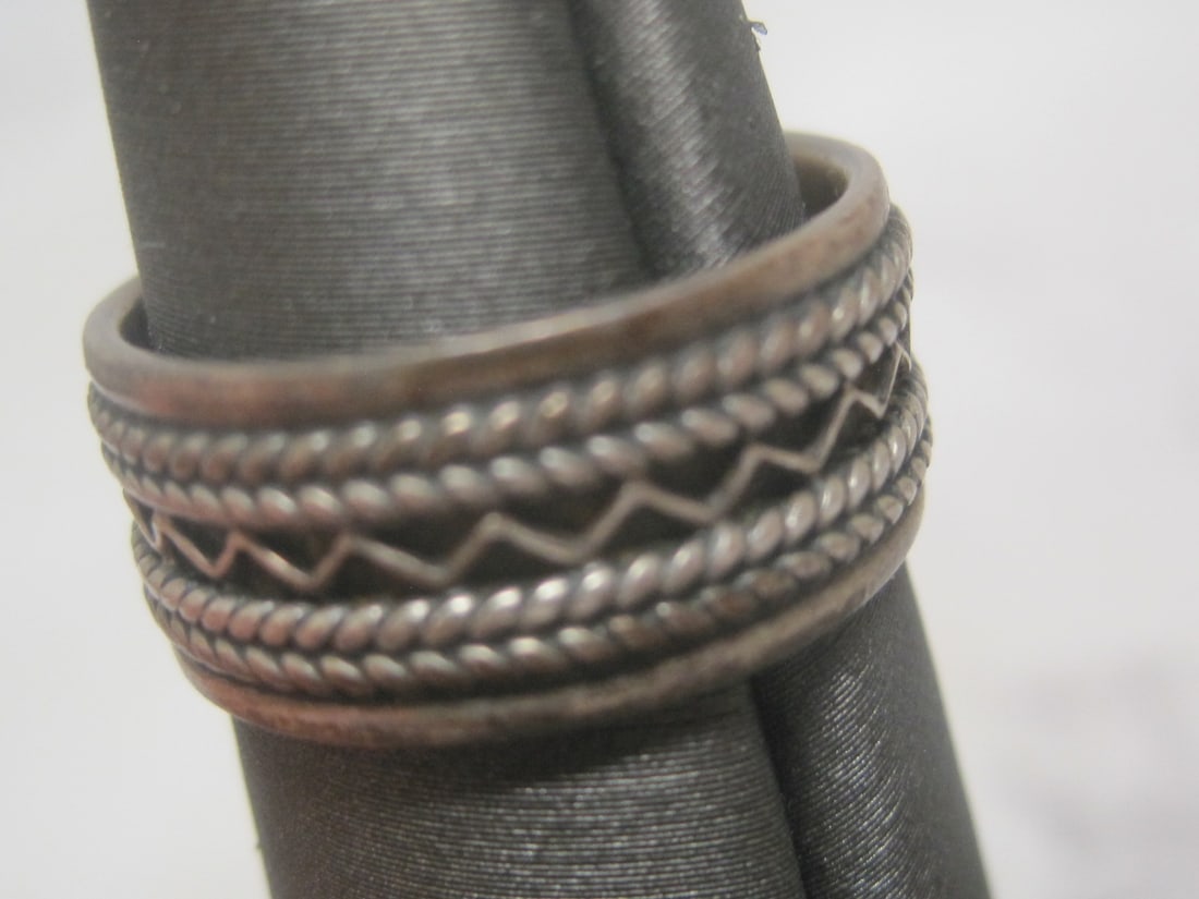 Sterling Silver Band Ring - 3