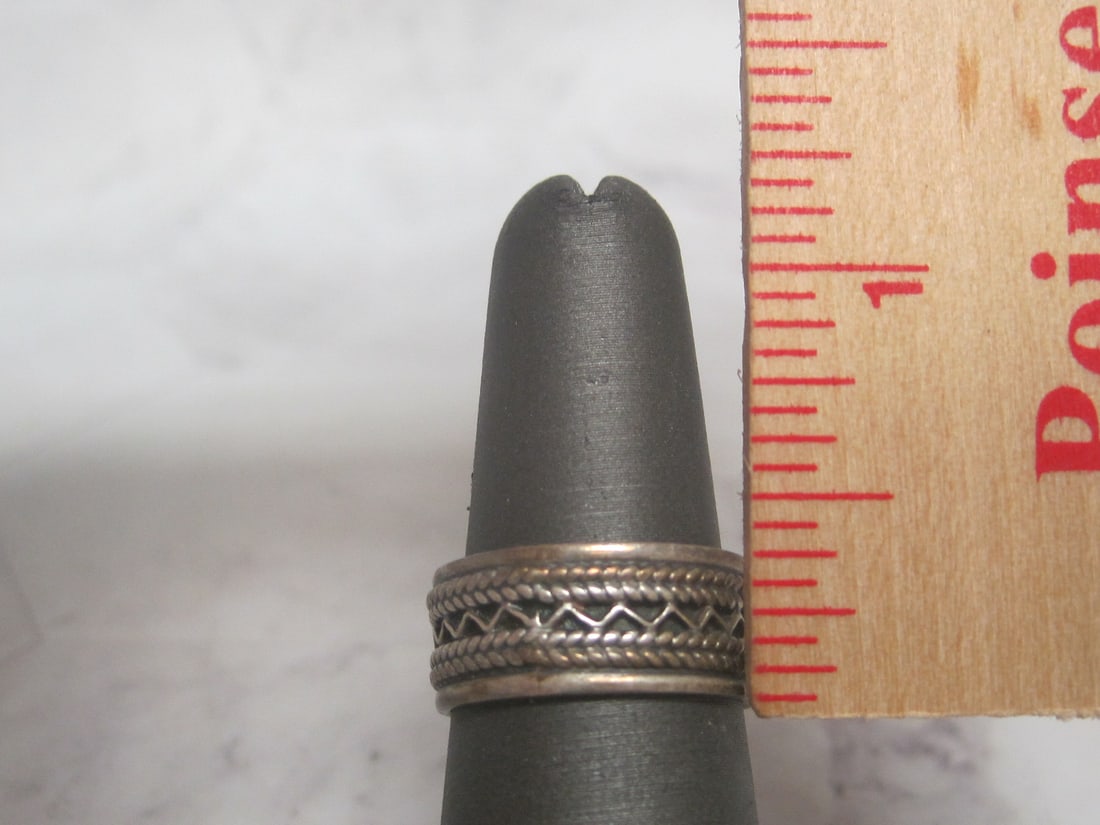 Sterling Silver Band Ring - 4