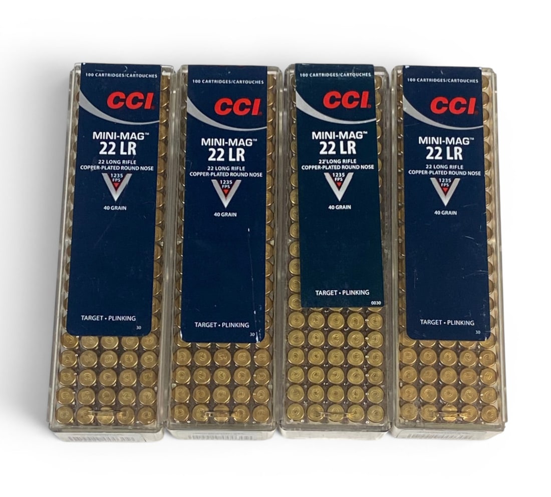 NIB 400rds. of .22 LR CPRN 40gr. CCI Ammunition: See photo(s)