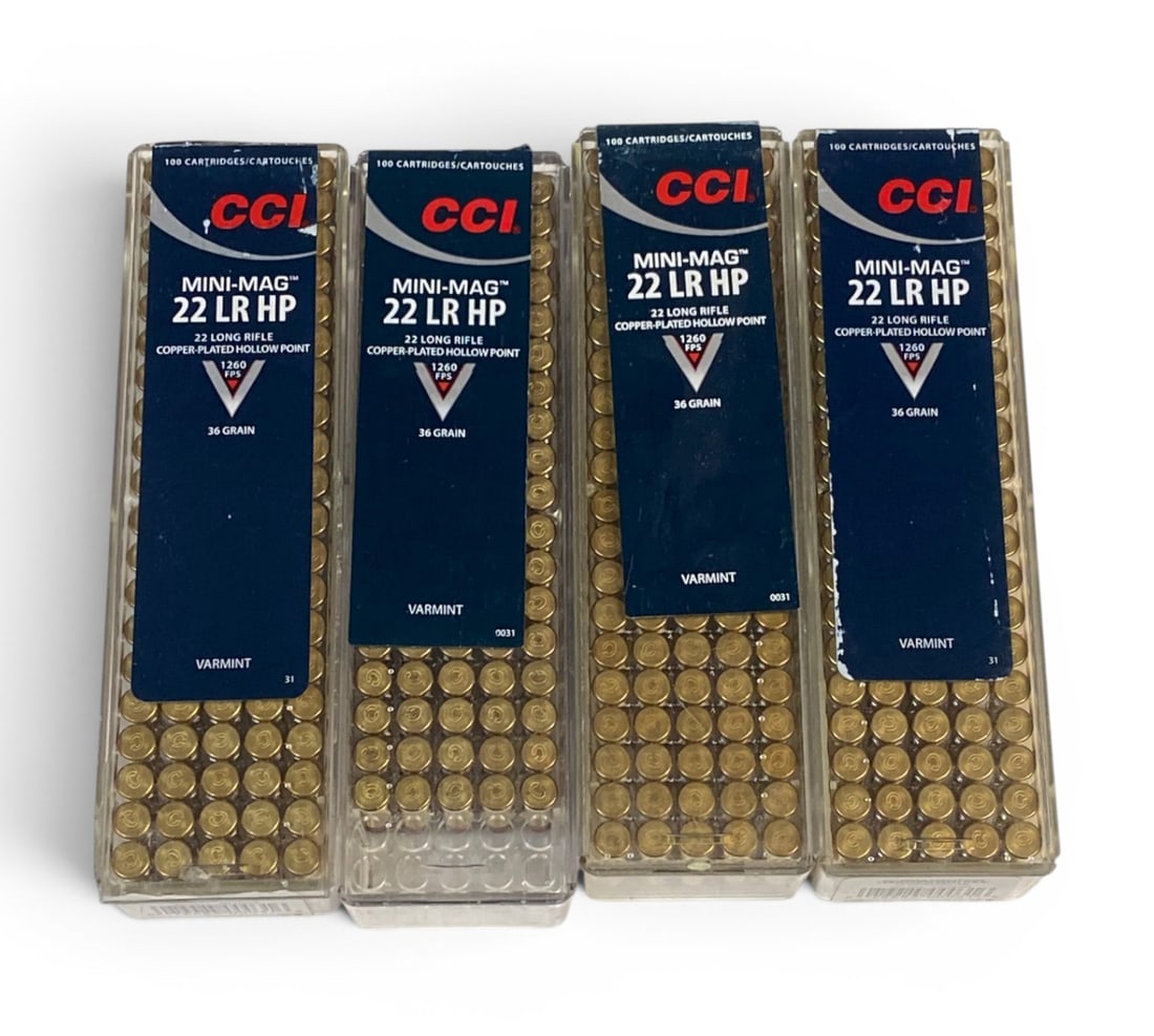 NIB 390rds. of .22 LR CPHP 38gr. CCI Mini Mag Varmint Ammunition: See photo(s)