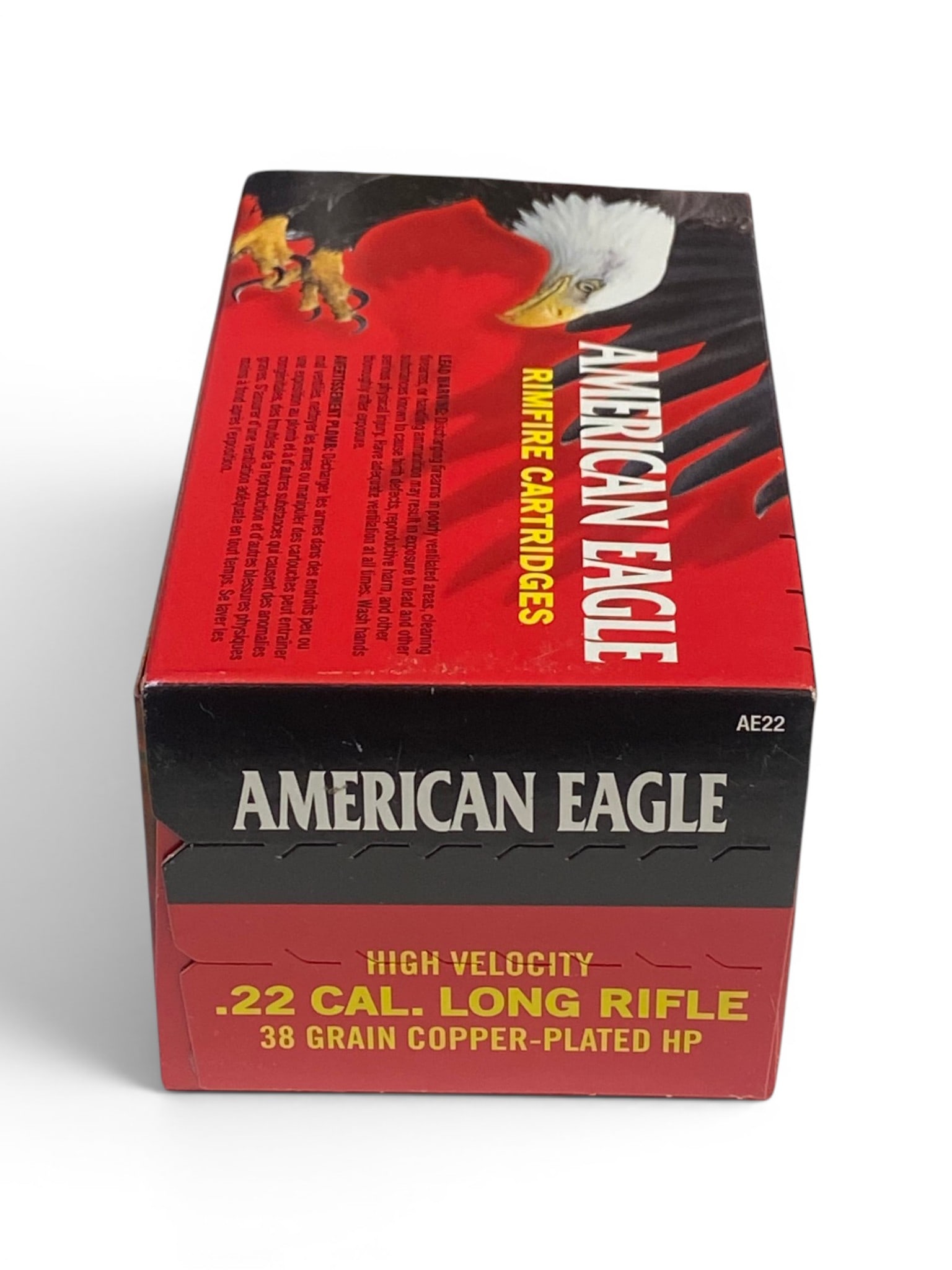 NIB 400rds. of .22 CAL. LR CPHP 38gr. American Eagle Ammunition (1 of 1)