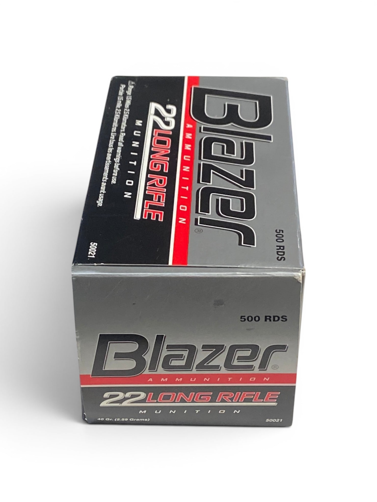 NIB 500rds. of .22 LR 40gr. Blazer Ammunition: See photo(s)