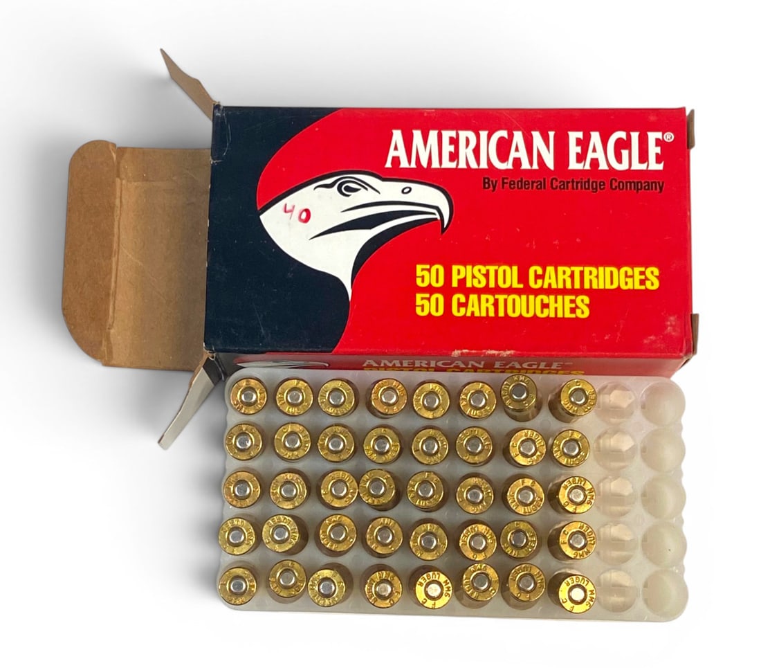 NIB 240rds. of 9mm 115gr. FMJ American Eagle Ammunition - 2