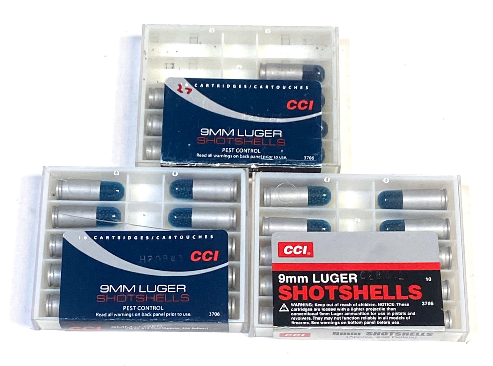 27rds. of 9mm CCI Shotshell Ammunition: See photo(s)