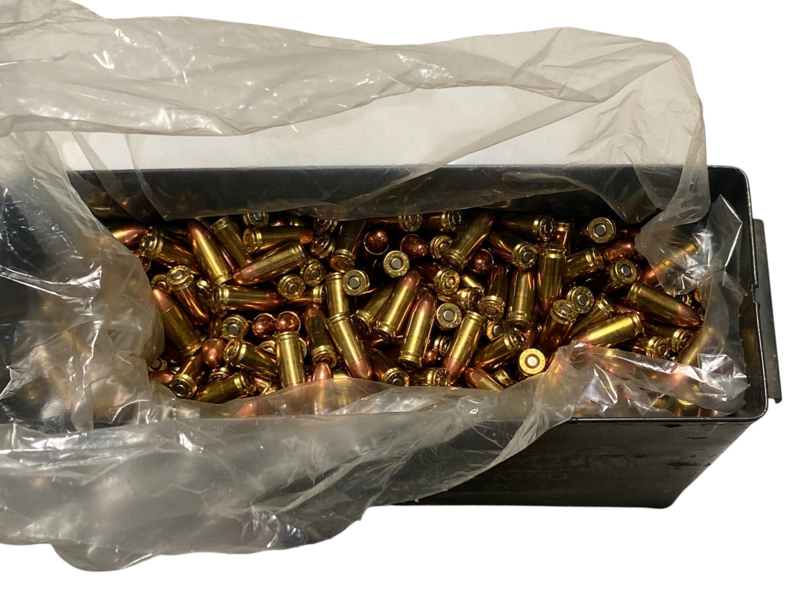Approx. 1000rds. (26 Lbs.) of 9mm Ammunition in Ammo Can (1 of 5)