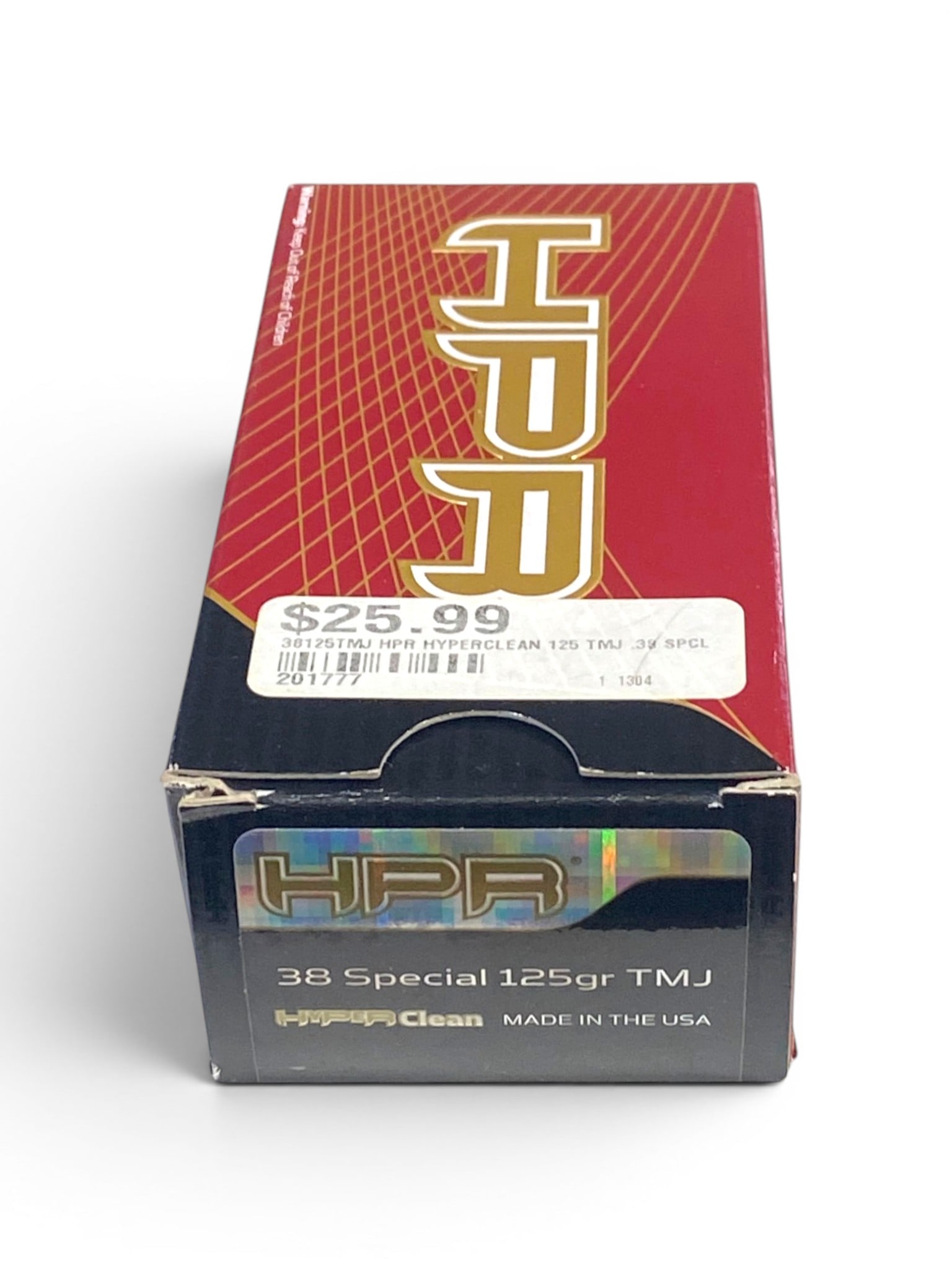 NIB 50rds. of .38 SPECIAL 125gr. TMJ HPR Hyper Clean Ammunition: See photo(s)