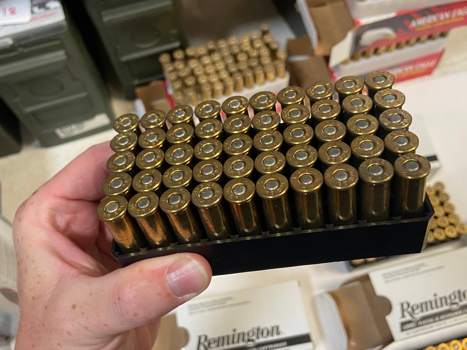 471rds. of .38 SPECIAL 130gr. FMJ in Ammo Can (DISCLAIMER: Water Exposed Packaging) - 19