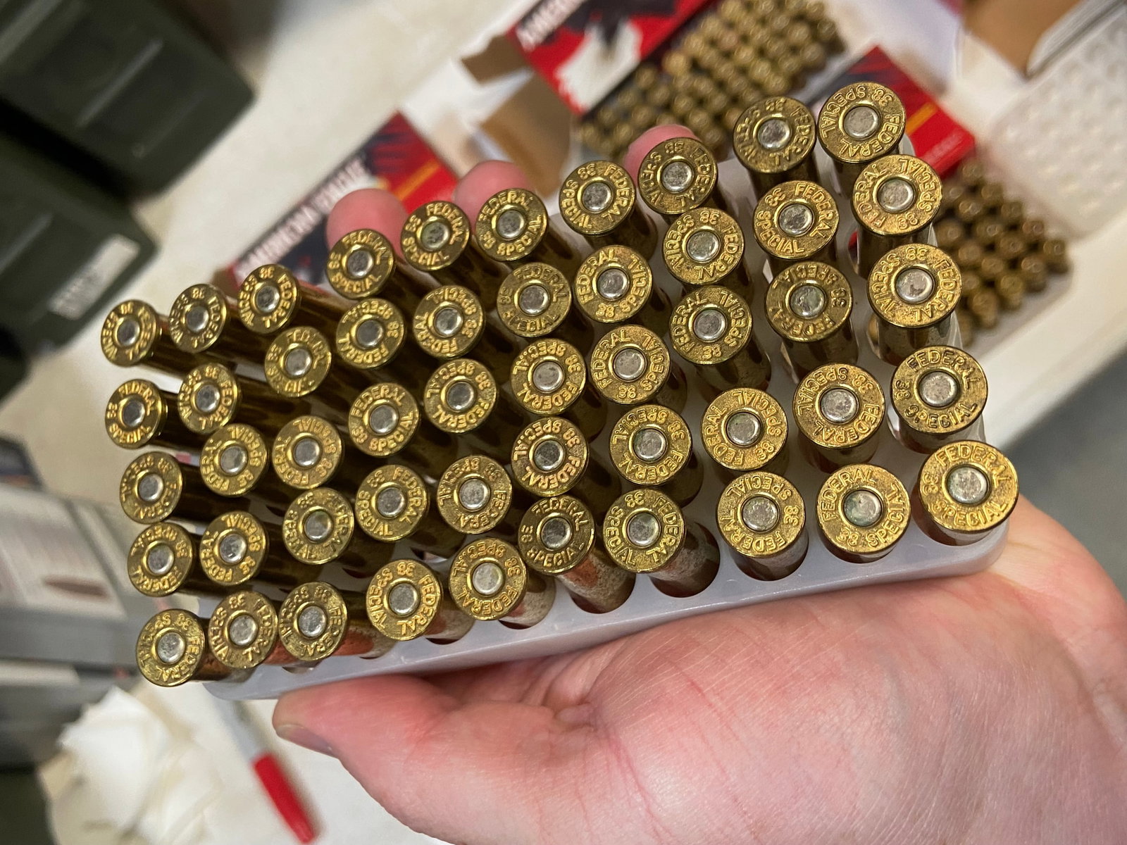 471rds. of .38 SPECIAL 130gr. FMJ in Ammo Can (DISCLAIMER: Water Exposed Packaging) - 4