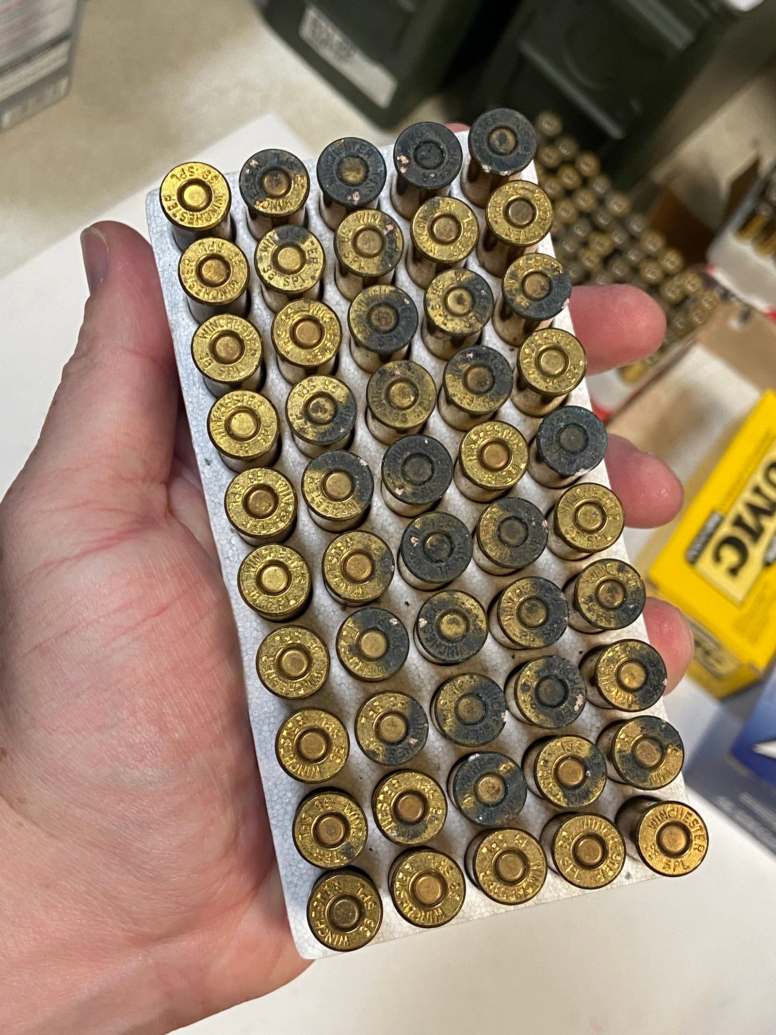 335rds. of .38 SPECIAL Ammunition in Ammo Can (DISCLAIMER: Water Exposed Packaging) - 11