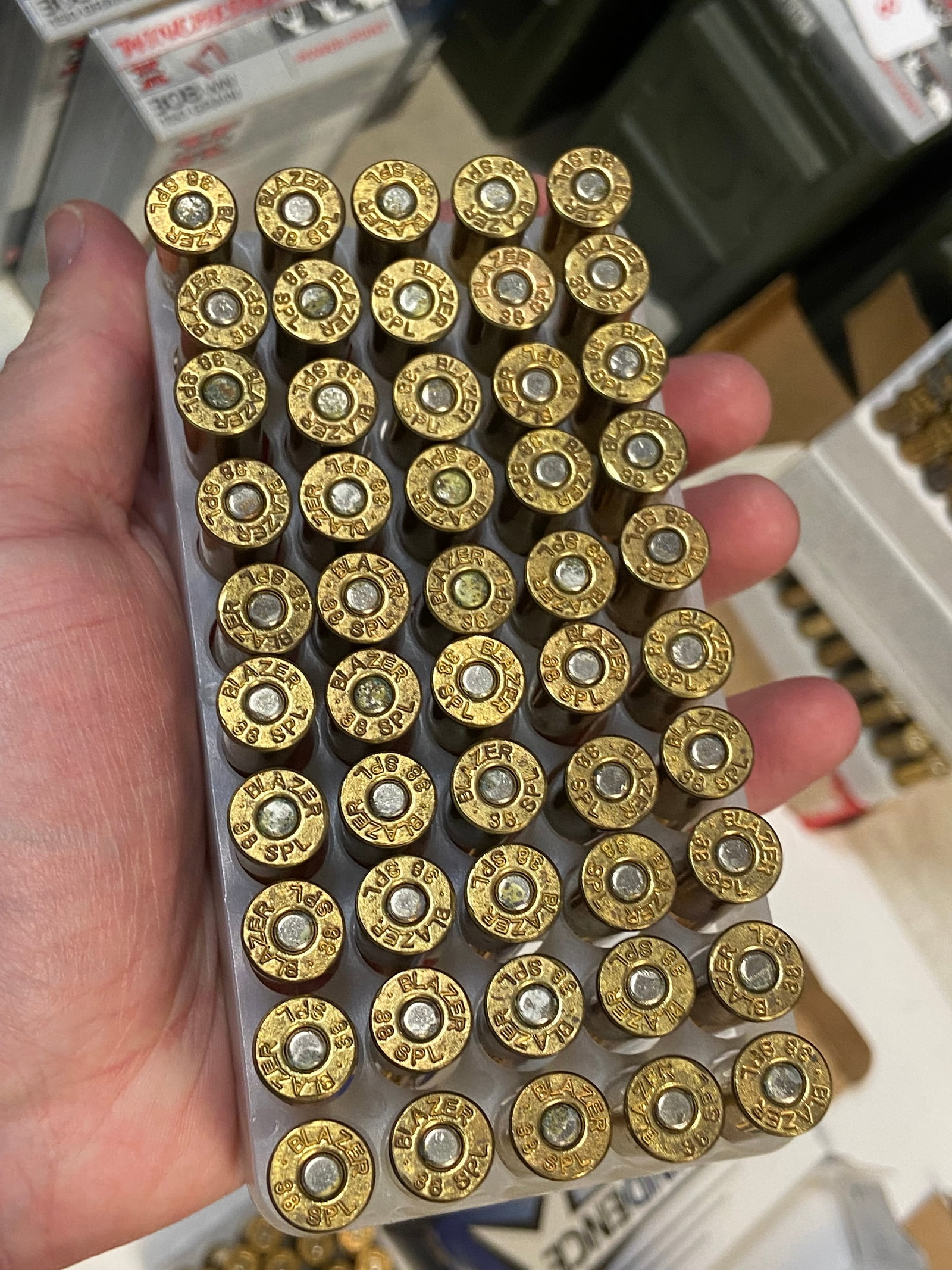 335rds. of .38 SPECIAL Ammunition in Ammo Can (DISCLAIMER: Water Exposed Packaging) - 19