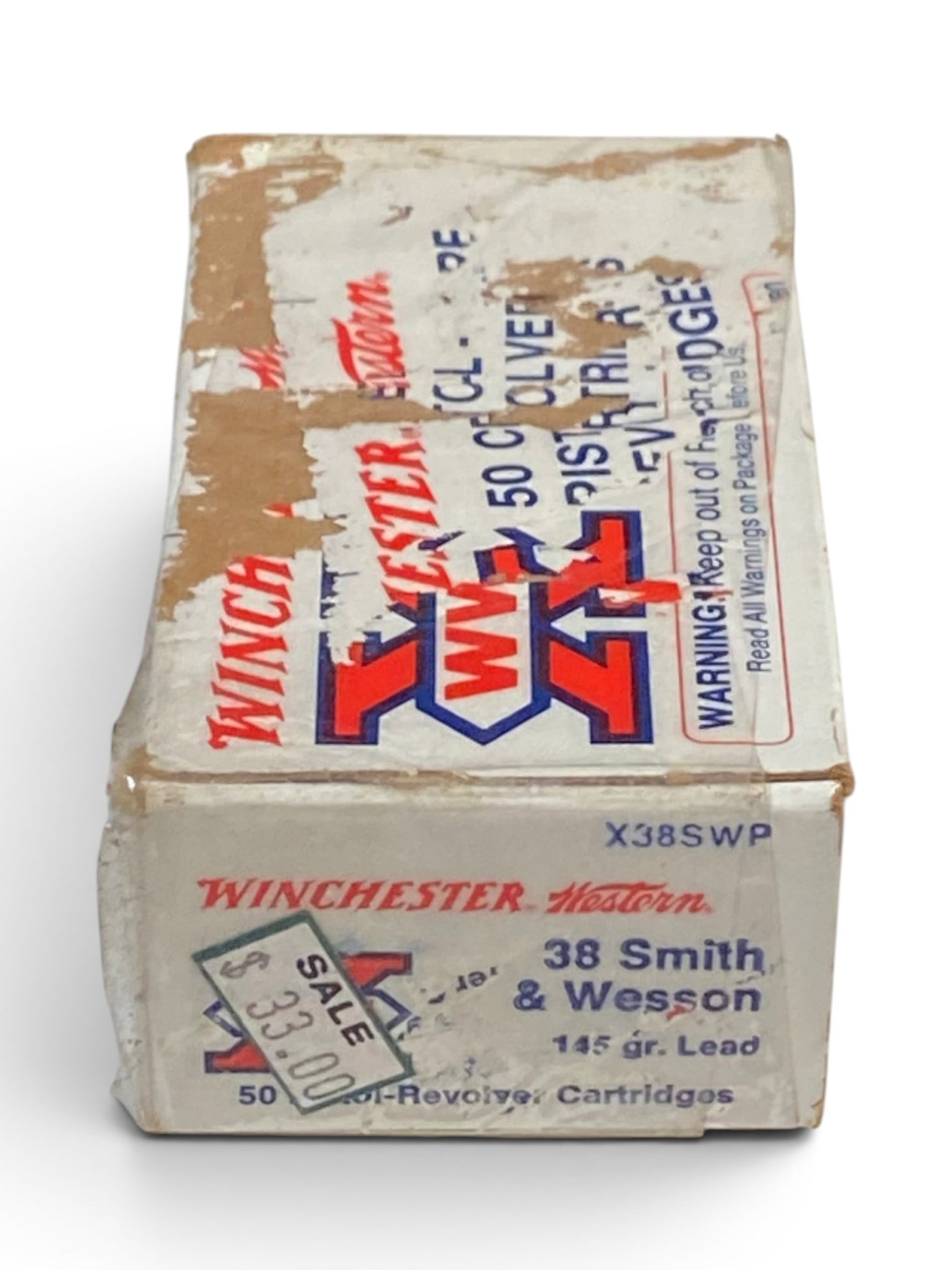 NIB Vintage 50rds. of .38 S&W 145gr. Lead Winchester Ammunition (1 of 1)
