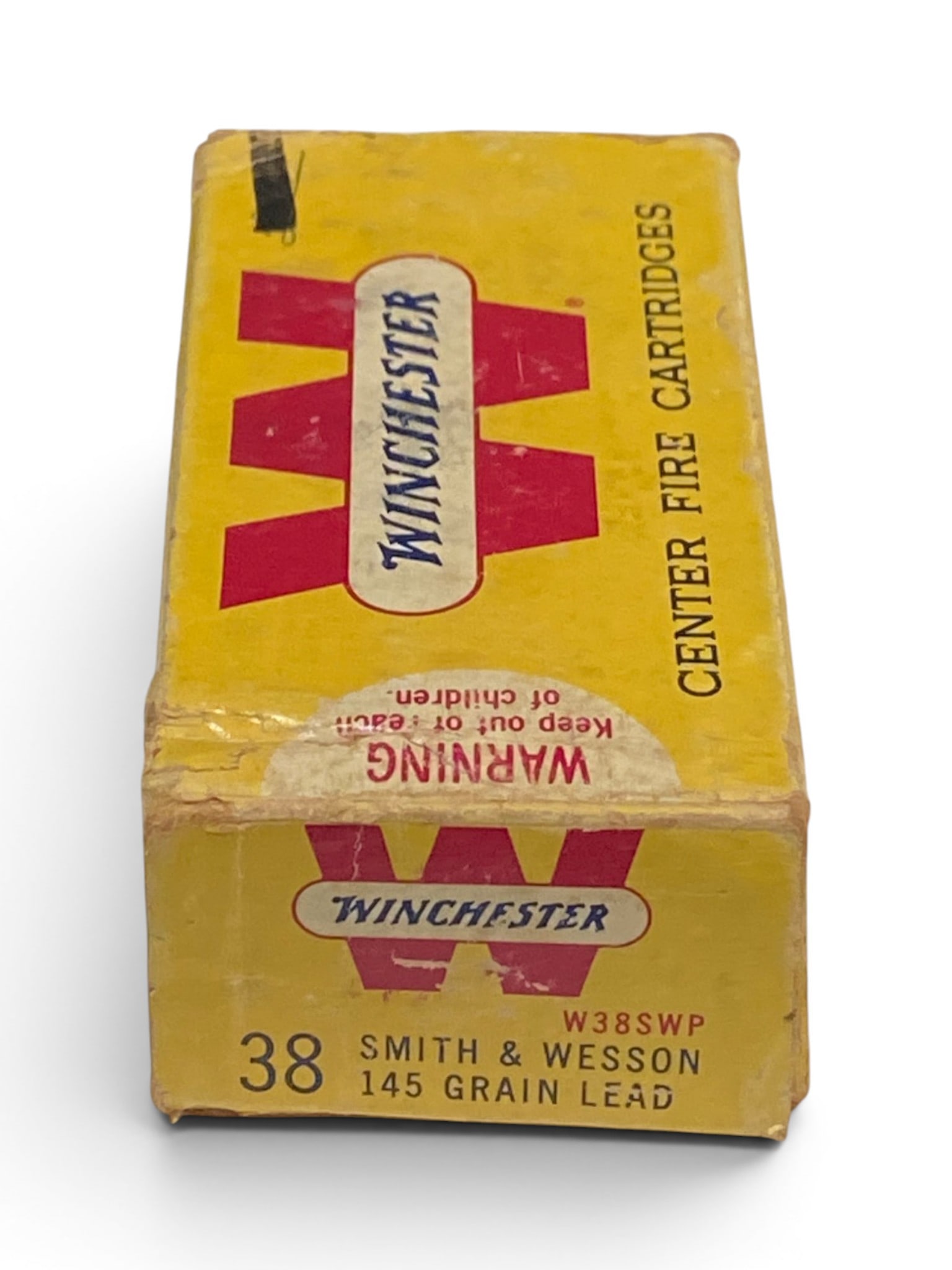 NIB Vintage 50rds. of .38 S&W 145gr. Lead Winchester Nickel Plated Ammunition (1 of 2)