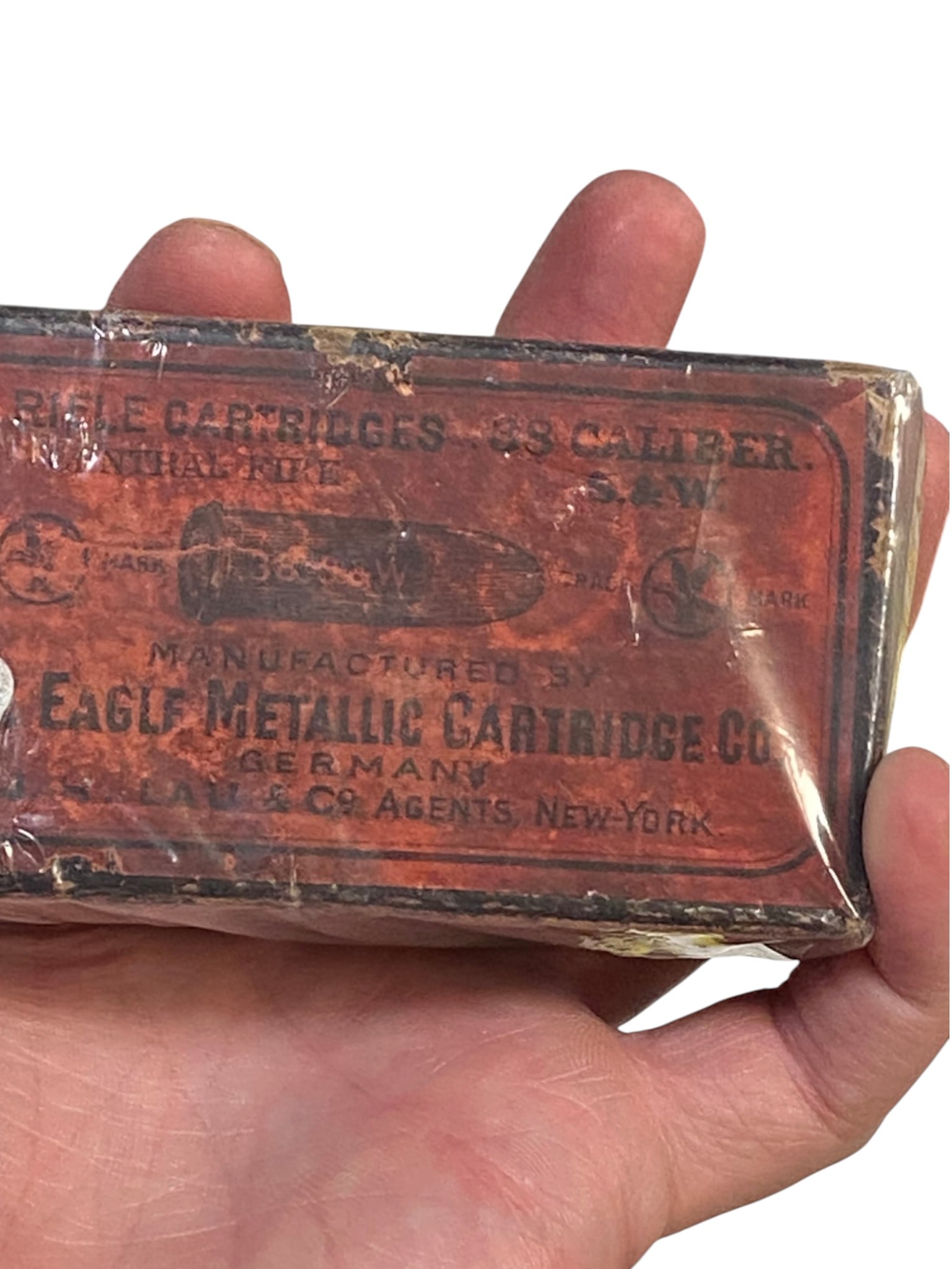 NIB RARE Vintage 50rds. of .38 S&W The Eagle Metallic Cartridge Co. Ammunition - 4
