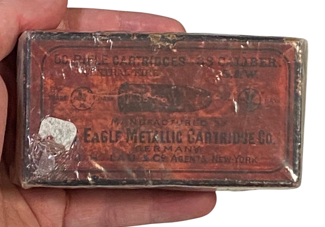 NIB RARE Vintage 50rds. of .38 S&W The Eagle Metallic Cartridge Co. Ammunition - 5