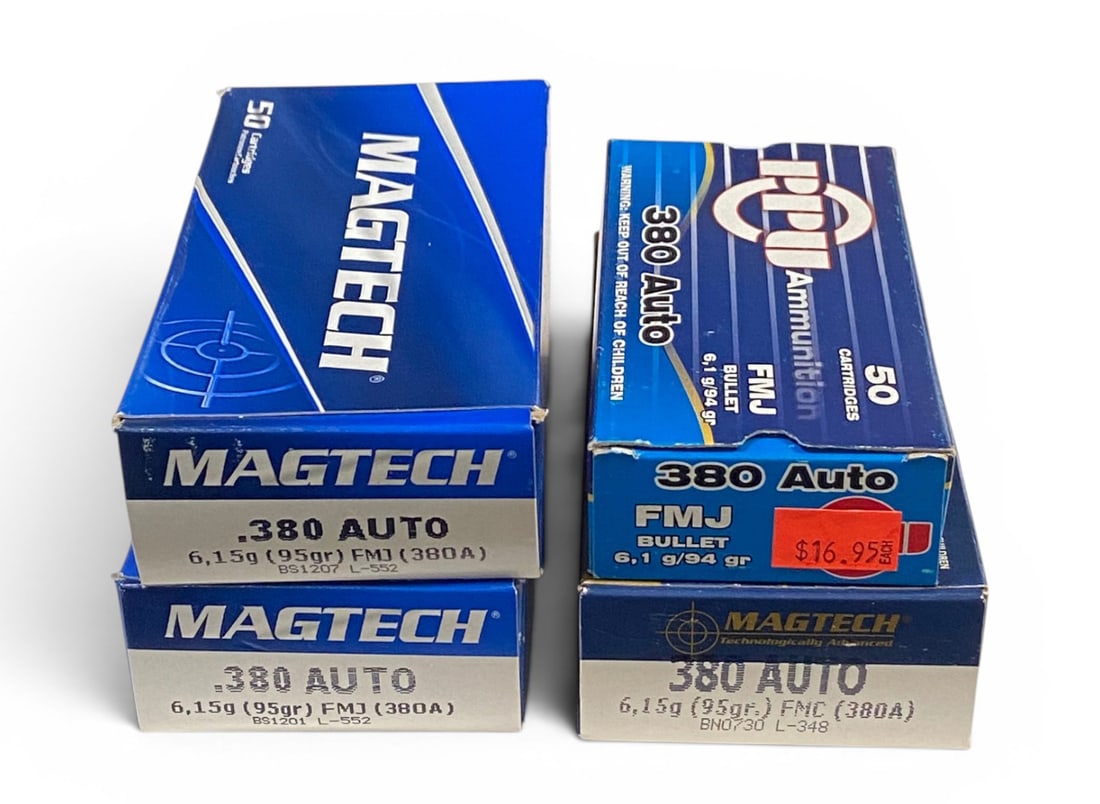 NIB 200rds. of .380 AUTO Ammunition: See photo(s)