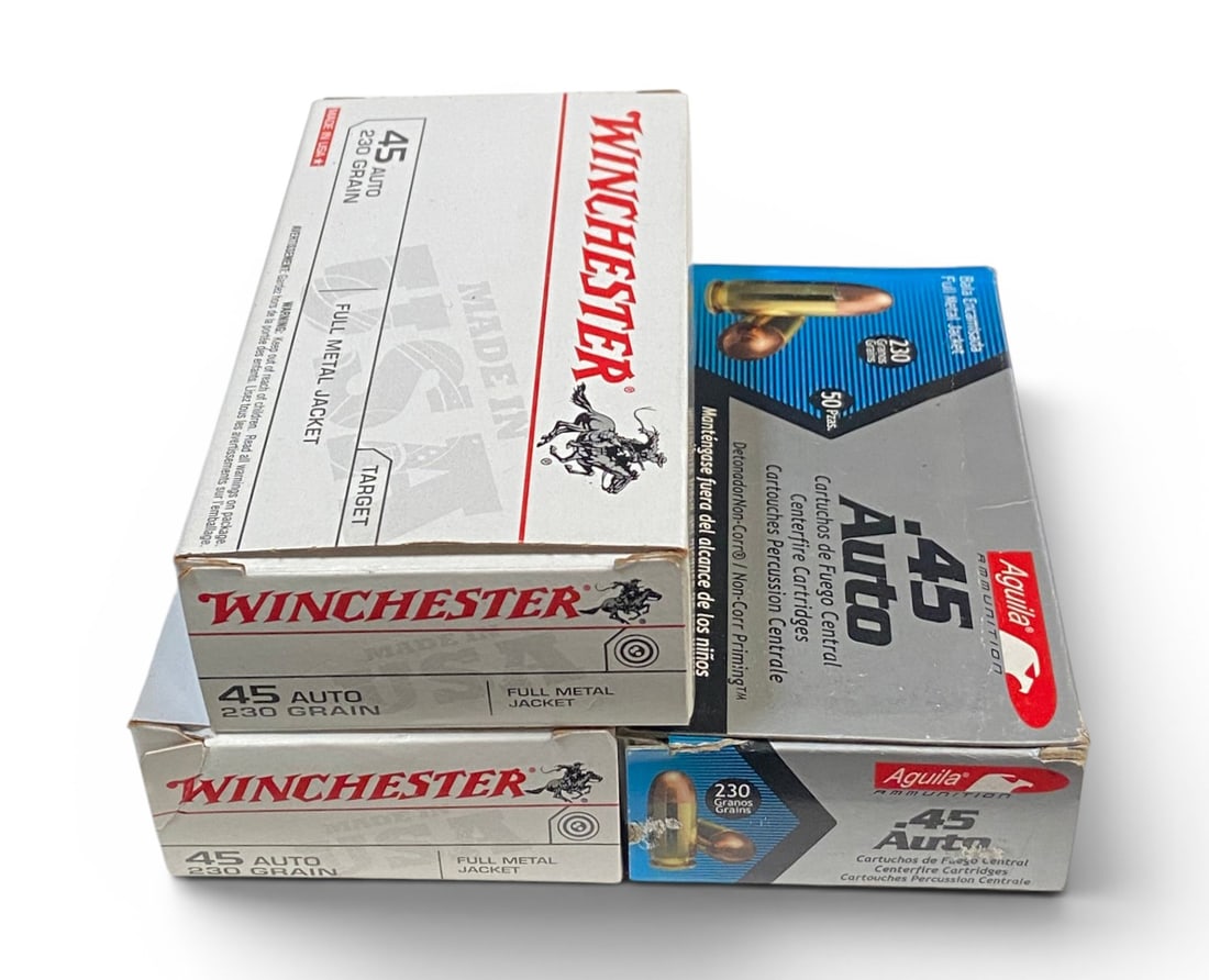 NIB 150rds. of .45 AUTO 230gr. Ammunition: See photo(s)