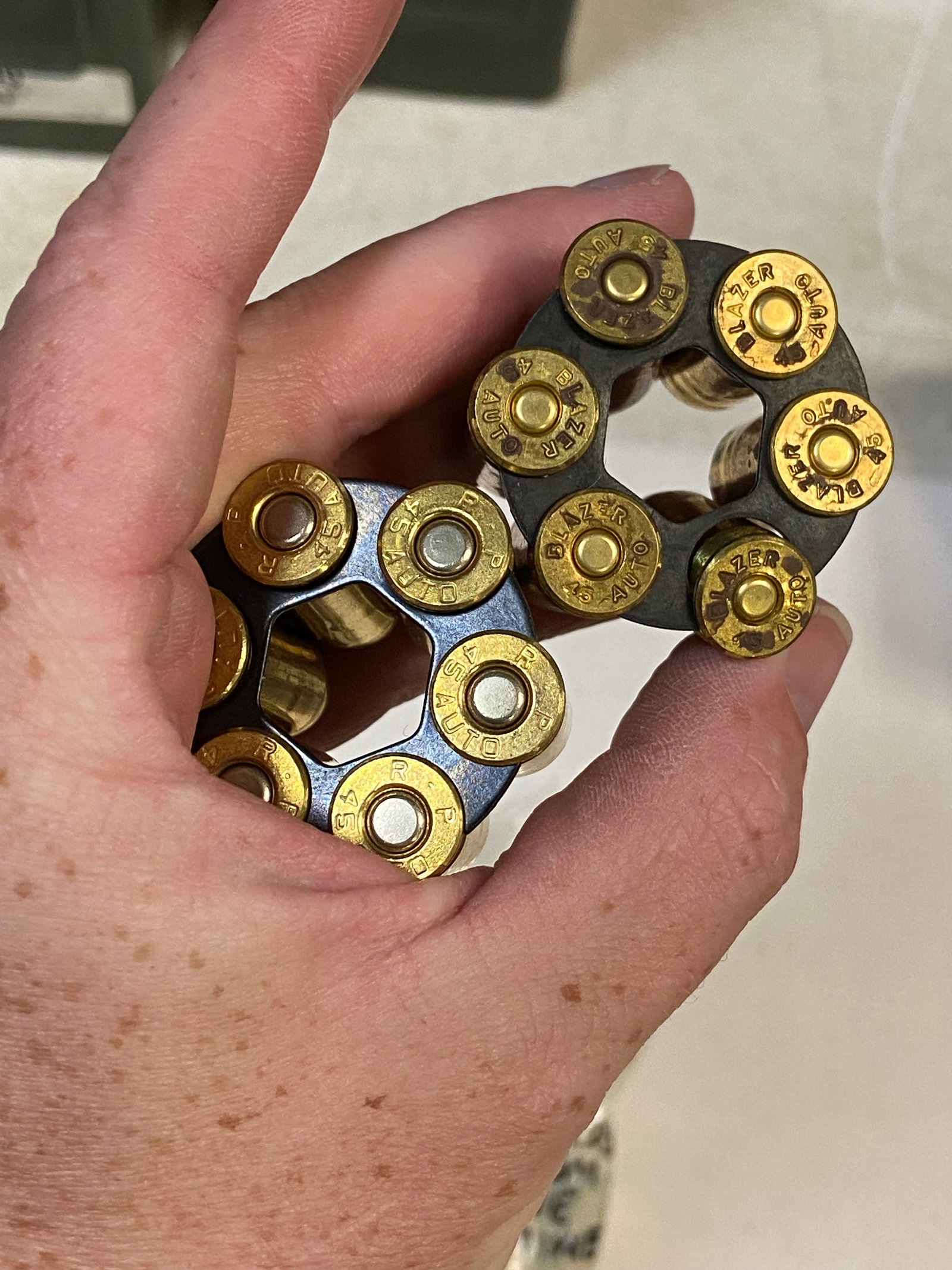 Approx. 4 Lbs. Of .45 AUTO Reloaded Ammunition In Moon Clips - 3