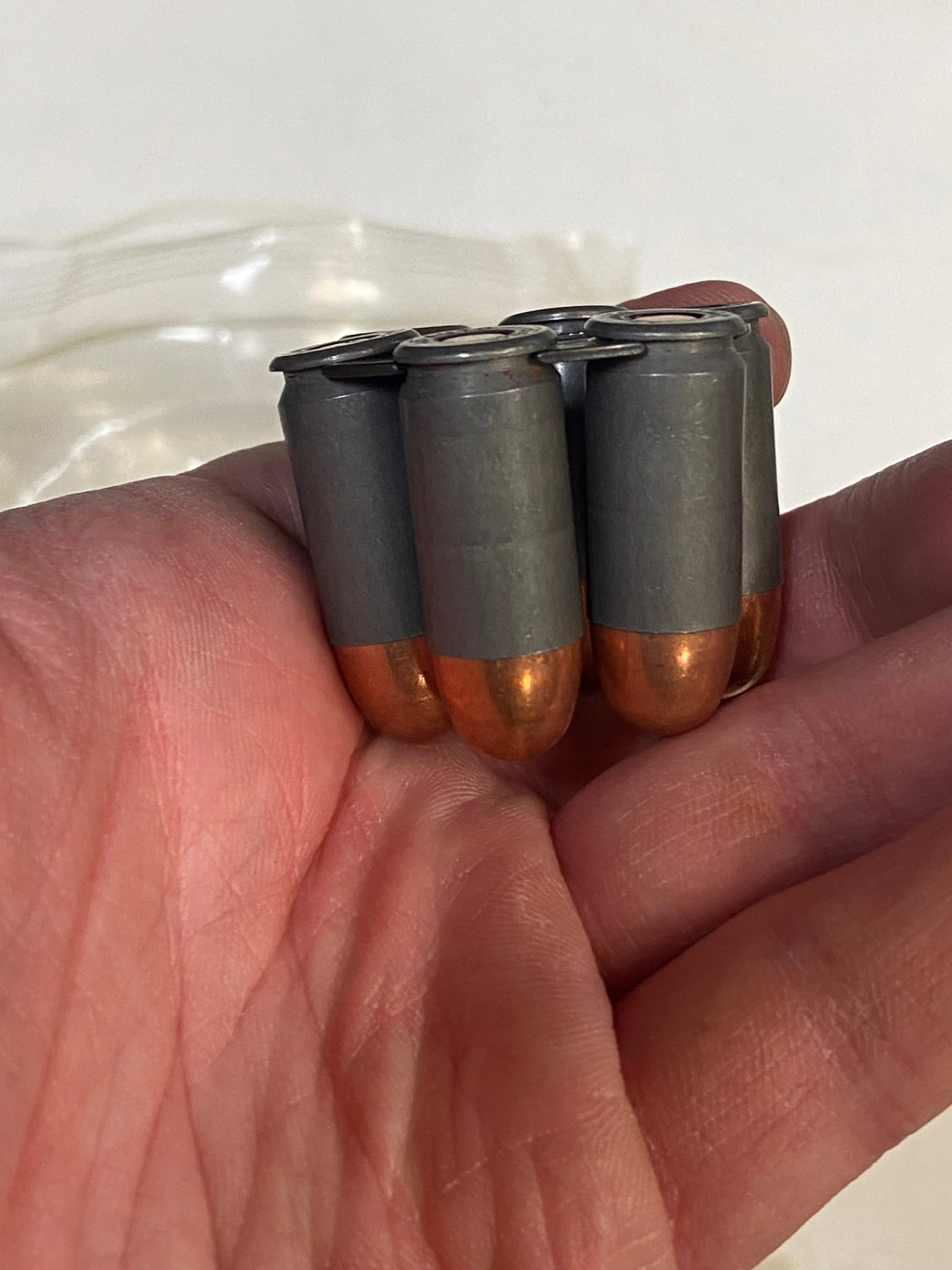 Approx. 4 Lbs. Of .45 AUTO Reloaded Ammunition In Moon Clips - 4