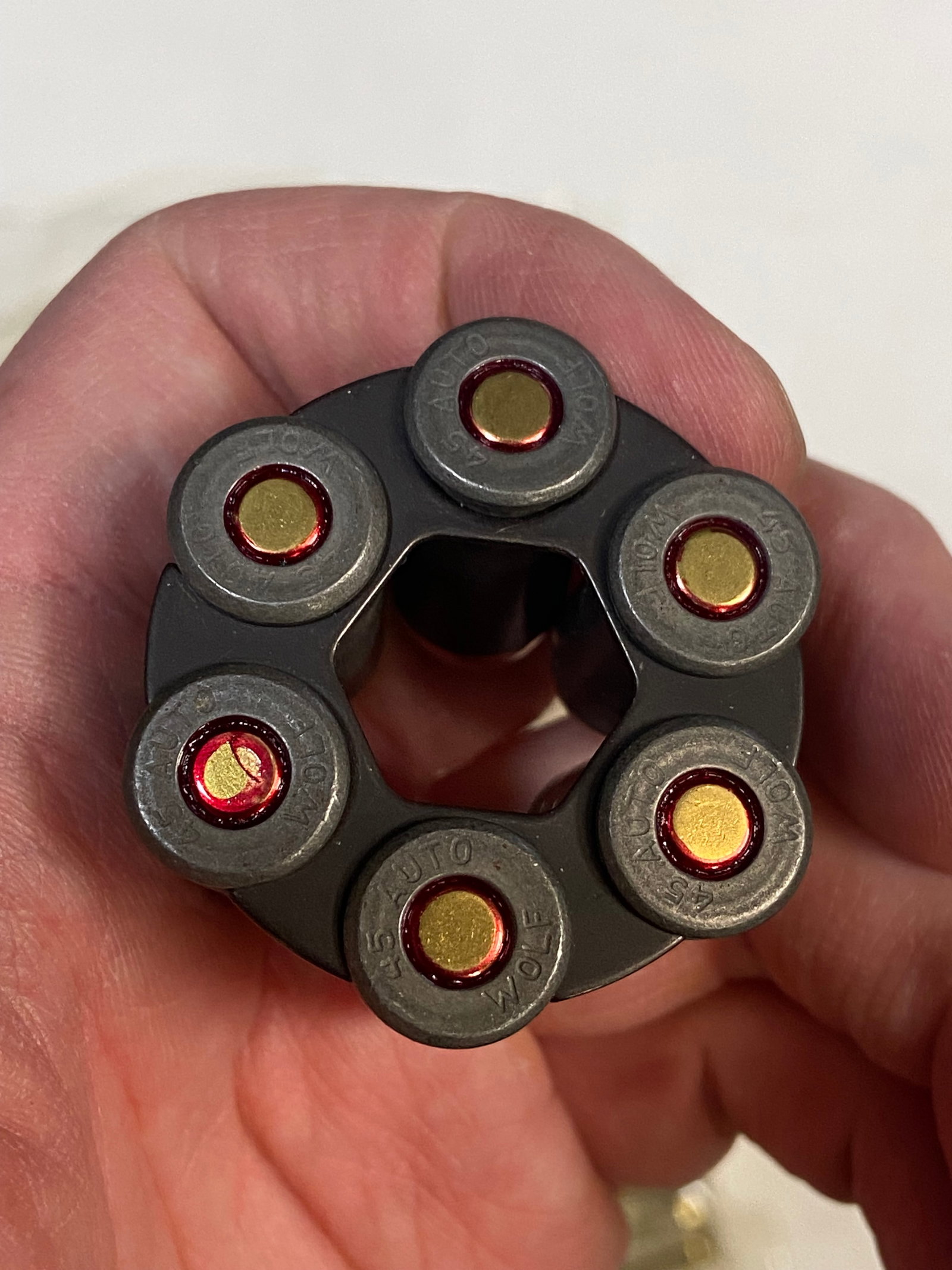 Approx. 4 Lbs. Of .45 AUTO Reloaded Ammunition In Moon Clips - 5