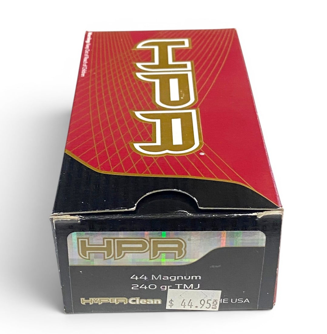 NIB 50rds. of .44 MAGNUM 240gr. TMJ HPR Hyper Clean Ammunition: See photo(s)
