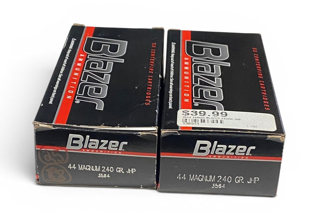 75rds. of .44 MAGNUM 240gr. JHP Blazer Ammunition: See photo(s)