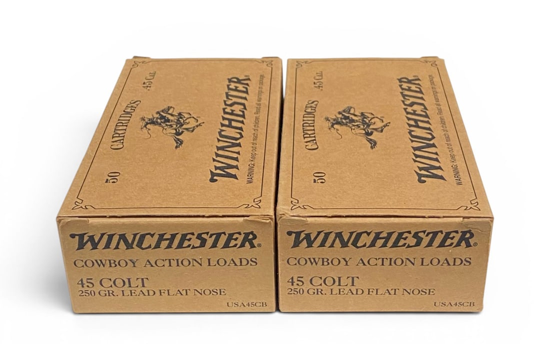 NIB 100rds. of .45 COLT 250gr. LFN Winchester Cowboy Action Loads Ammunition (1 of 1)