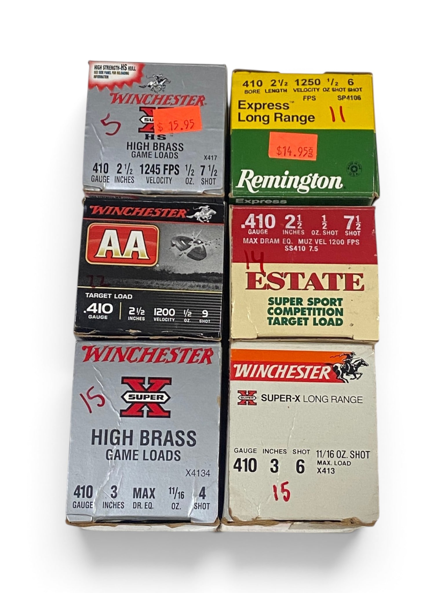 82rds. of Various .410 Shotgun Ammunition: See photo(s)